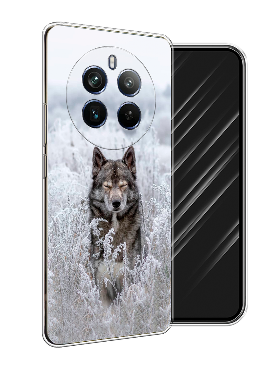 

Чехол Awog на Realme 12+ "Волк в поле", Белый;черный, 2516350-1