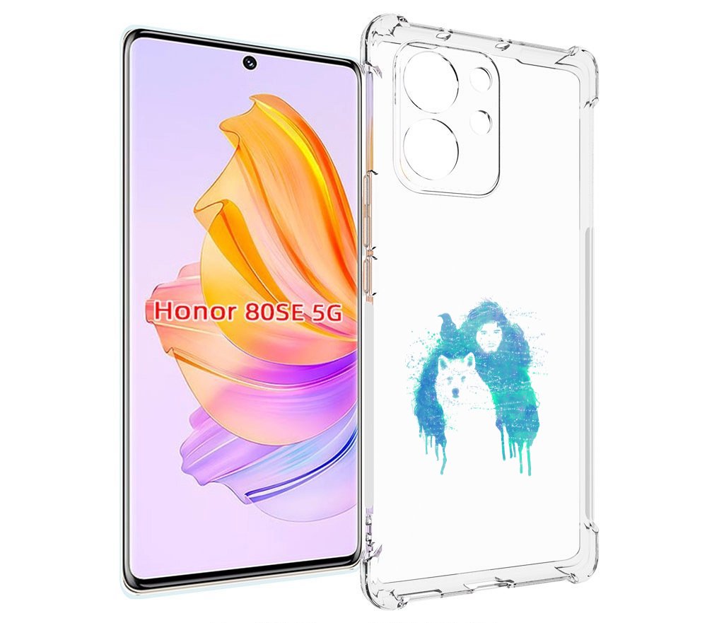 

Чехол MyPads джон сноу для Honor 80 SE, Прозрачный, Tocco