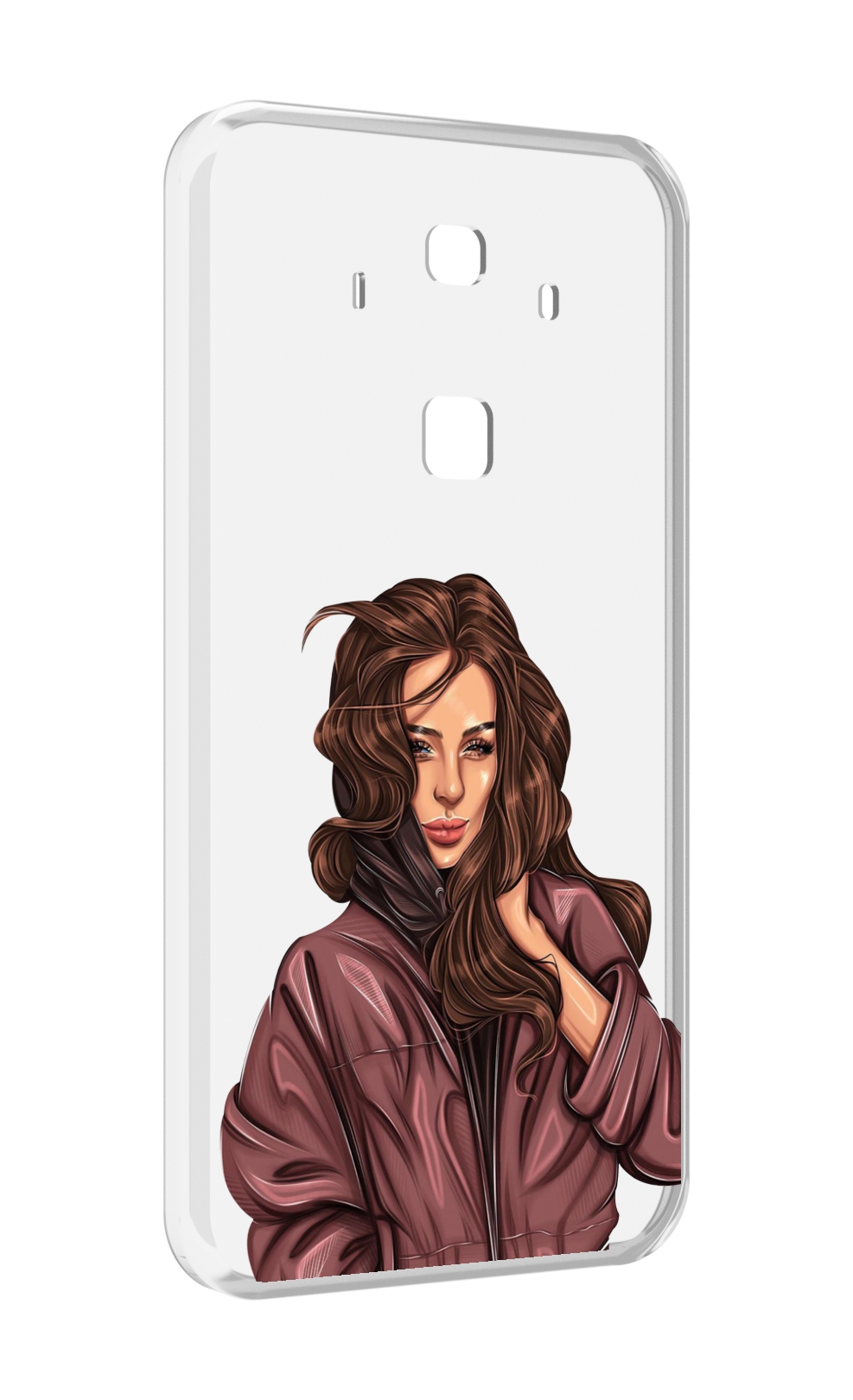 

Чехол MyPads Арт рисунок девушки для Huawei Mate 10 Pro, Прозрачный, Tocco