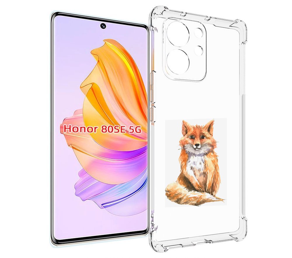 

Чехол MyPads детская лиса для Honor 80 SE, Прозрачный, Tocco