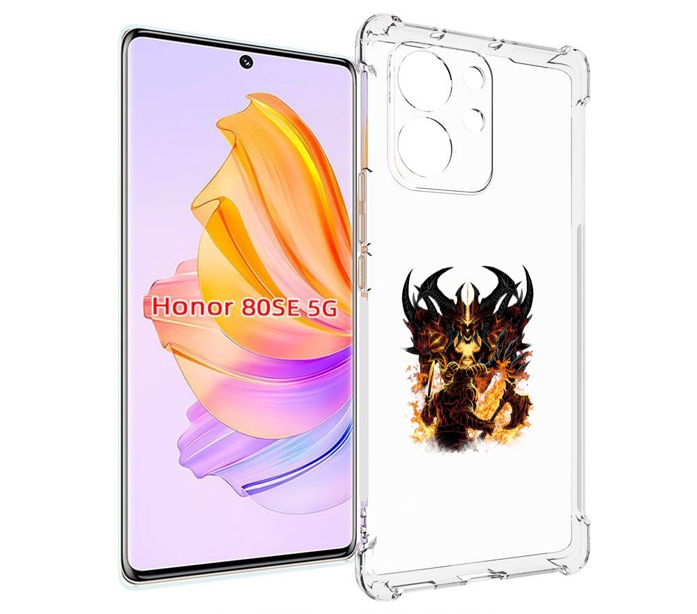 

Чехол MyPads демон shadow fiend для Honor 80 SE, Прозрачный, Tocco
