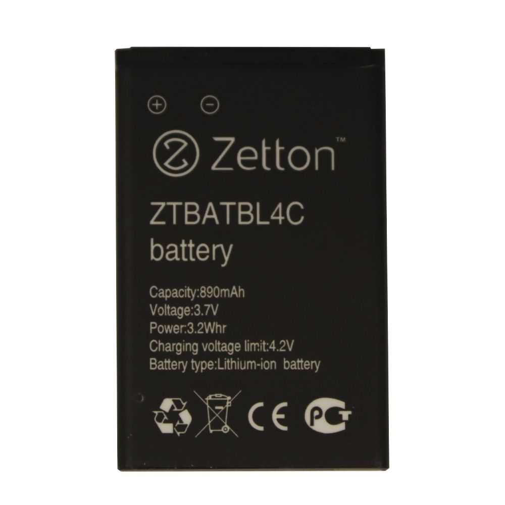 фото Аккумулятор для телефона zetton 890ма/ч bl-4c для nokia