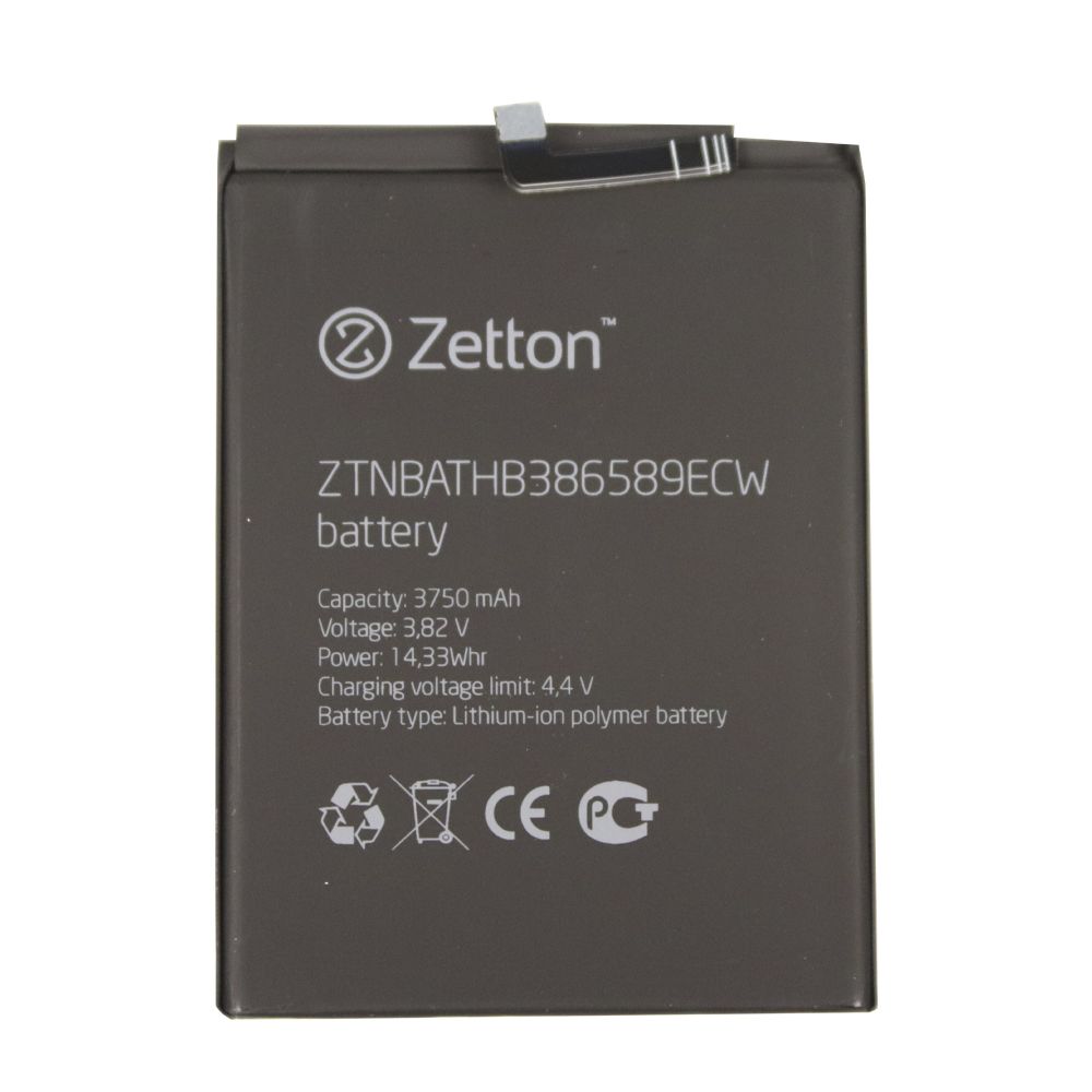 Аккумулятор для телефона Zetton 3750мА/ч для Huawei Nova 3/Nova 3i/Nova 5T/8X/Mate 10 Lite