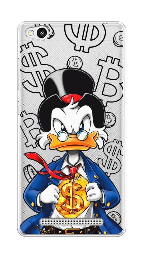 

Чехол на Xiaomi Redmi 3 "Scrooge Goldman", Черный;белый;синий, 30850-1