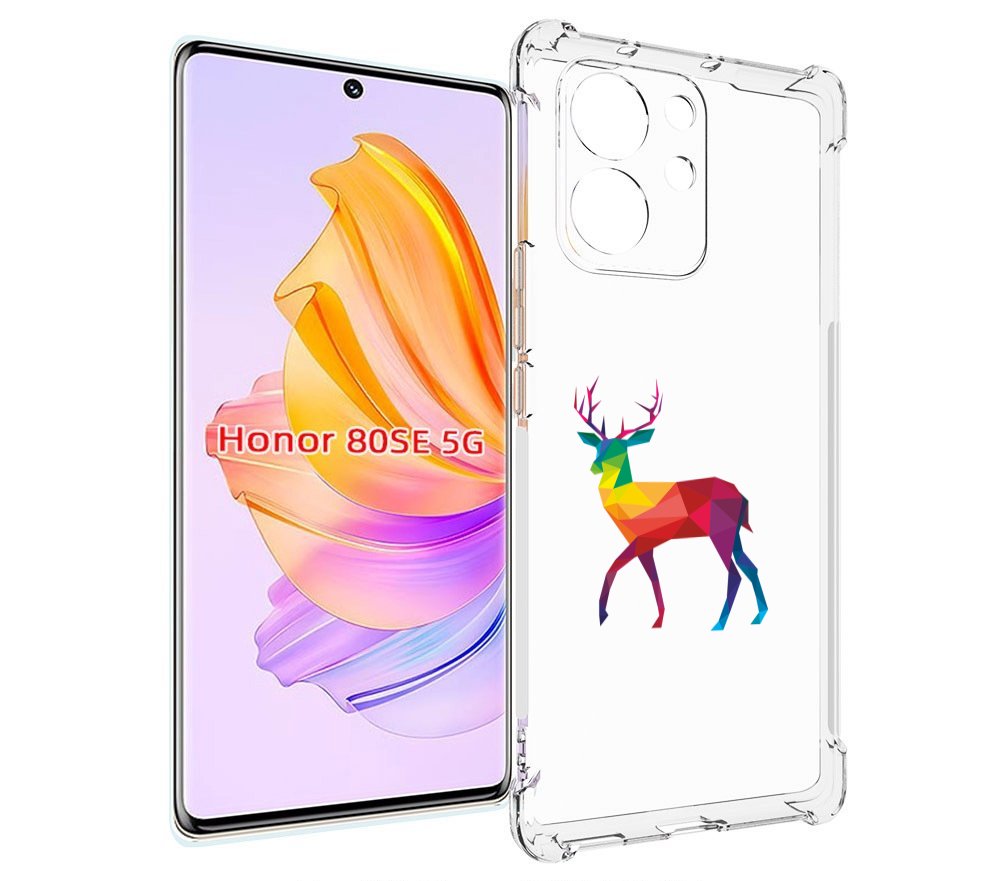 

Чехол MyPads геометрический олень для Honor 80 SE, Прозрачный, Tocco