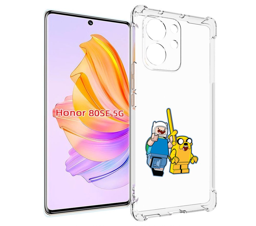

Чехол MyPads время приключений лего для Honor 80 SE, Прозрачный, Tocco