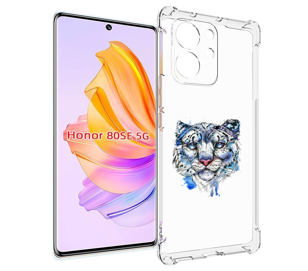 Чехол MyPads водяной тигр для Honor 80 SE