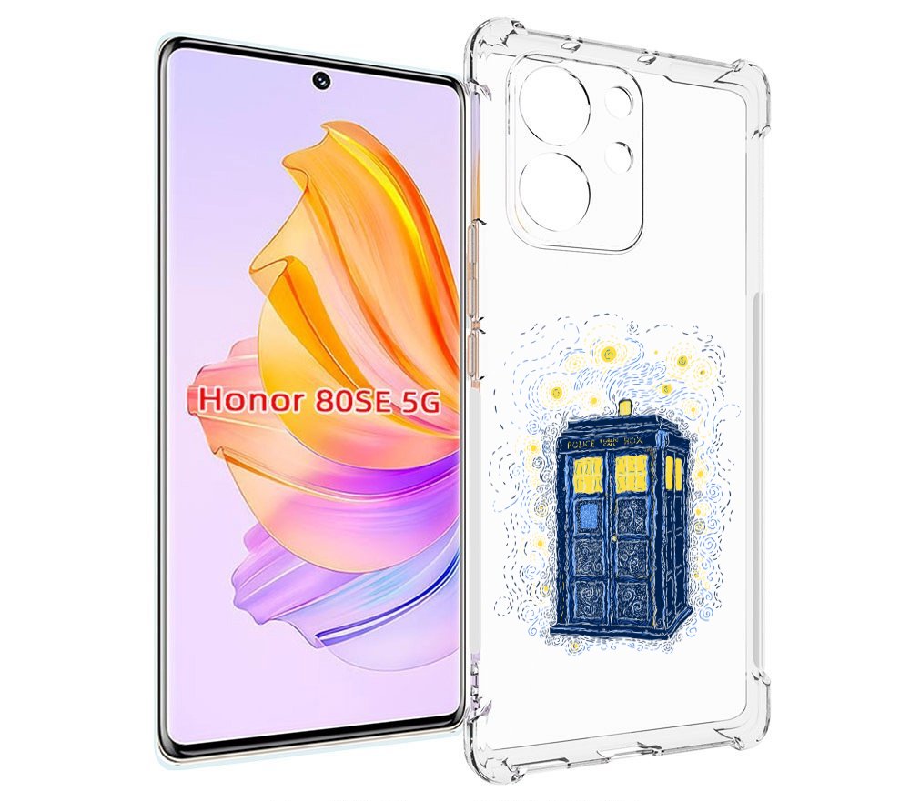 

Чехол MyPads будка рисунок для Honor 80 SE, Прозрачный, Tocco