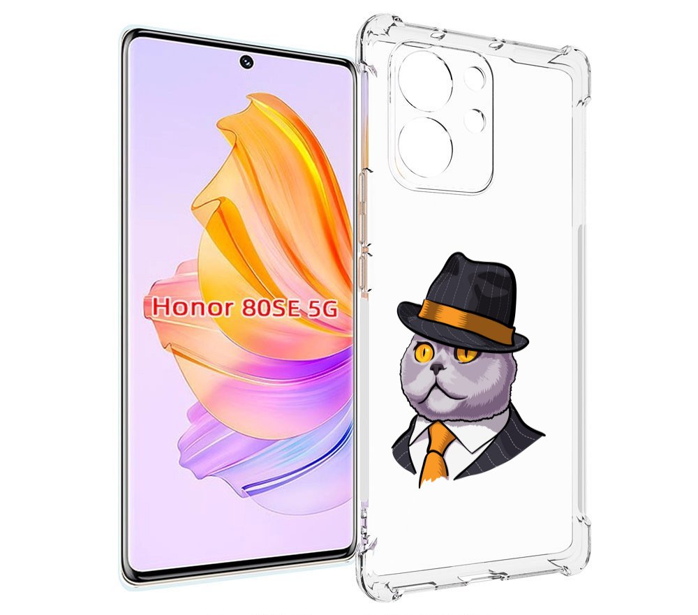 

Чехол MyPads британец для Honor 80 SE, Прозрачный, Tocco