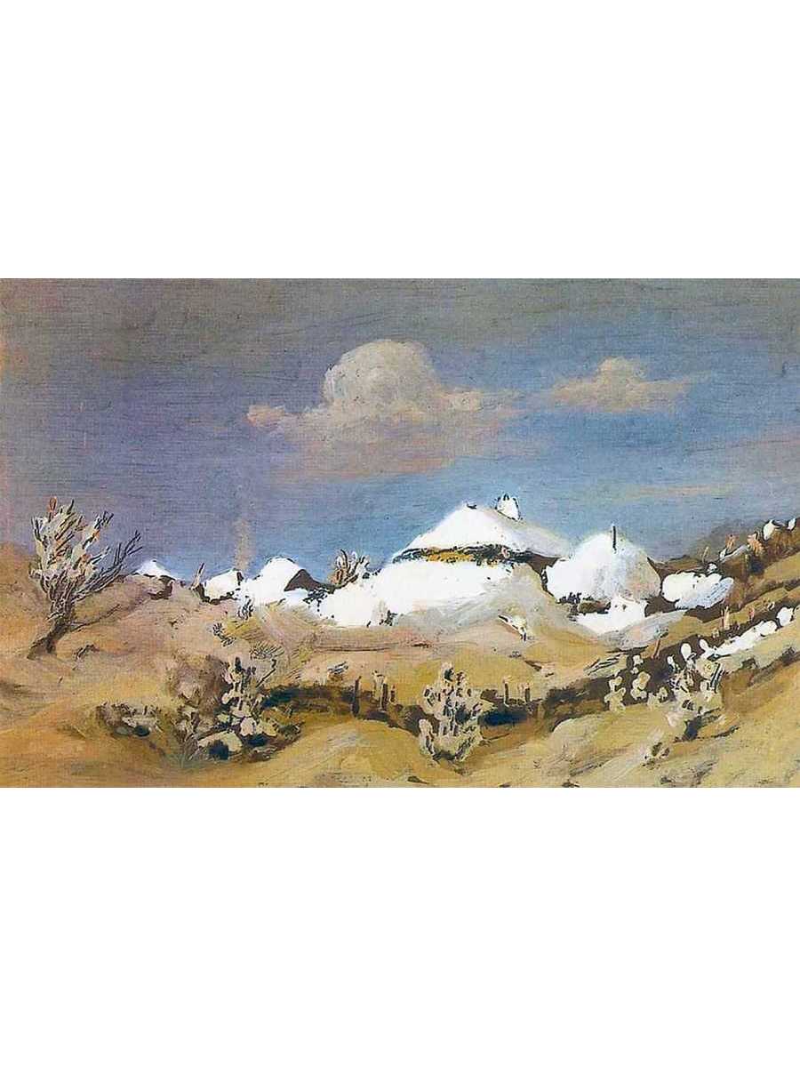 

Постер DRABS A2 Куинджи Архип Иванович Зима. Пятна бунного света на крышах хат