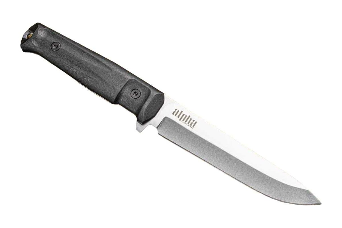 

Туристический нож Kizlyar Supreme Alpha 282 мм, черный, 24461763, Alpha