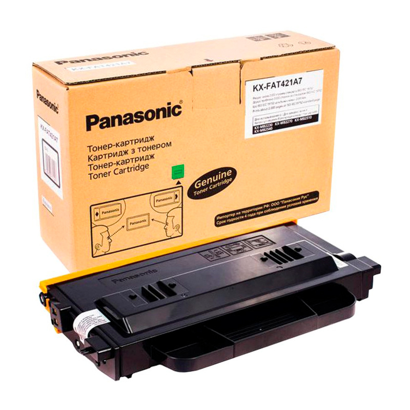 

Картридж для лазерного принтера Panasonic KX-FAT421A7 (KX-FAT421A7) черный, оригинальный, KX-FAT421A7