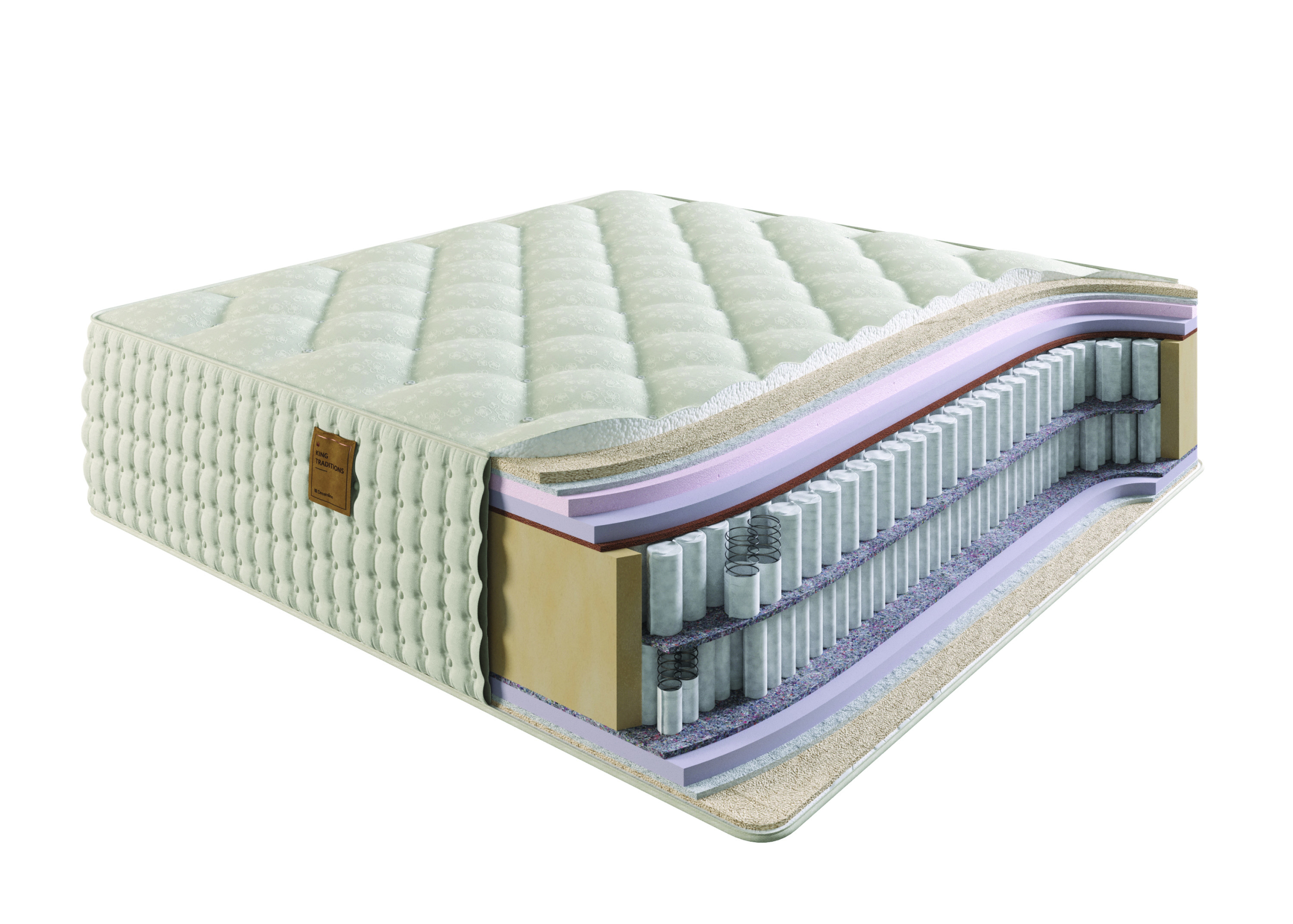 

Матрас Dreamline King Traditions High 155х190, Белый, King Traditions High