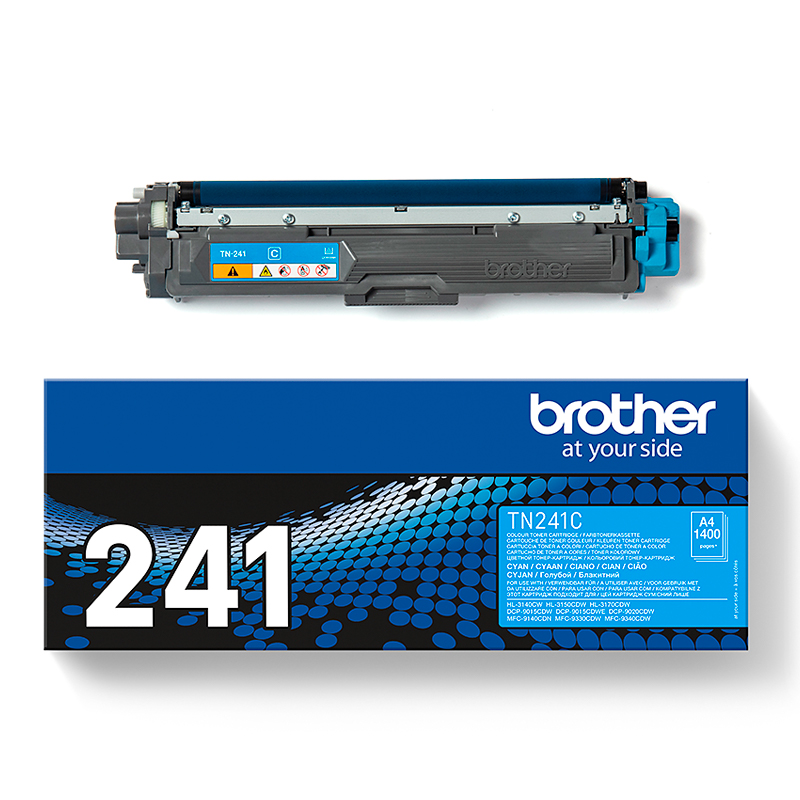 

Картридж для лазерного принтера Brother TN241C (TN241C) голубой, оригинальный, TN241C