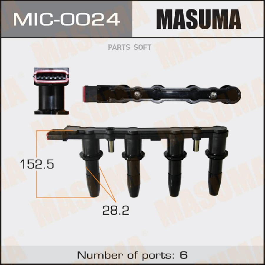 

Катушка зажигания MASUMA, OPEL ASTRA-H, VECTRA-C / Z18XER, A16LET