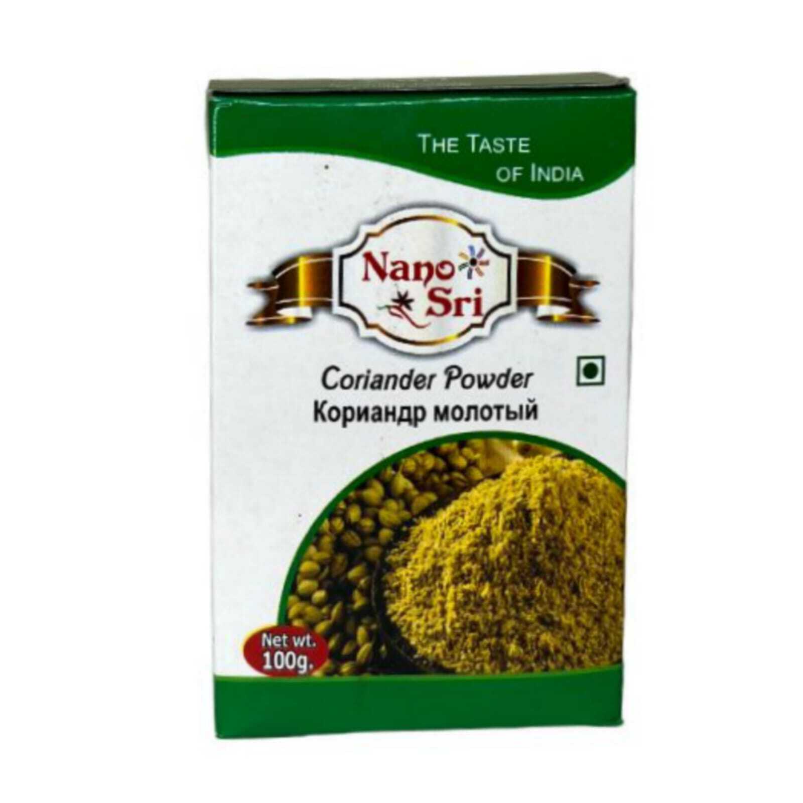 Кориандр Nano Sri молотый Coriander Powder, 100 г