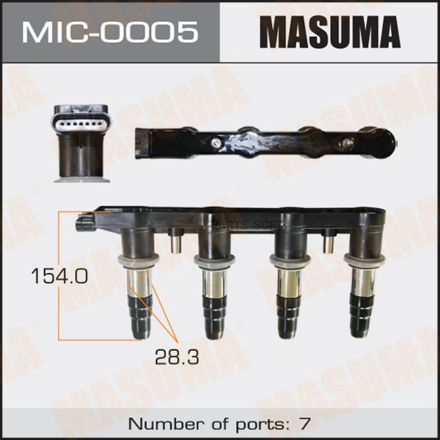 

Катушка зажигания MASUMA, CHEVROLET CRUZE, AVEO (T250) / 2H0, LDT