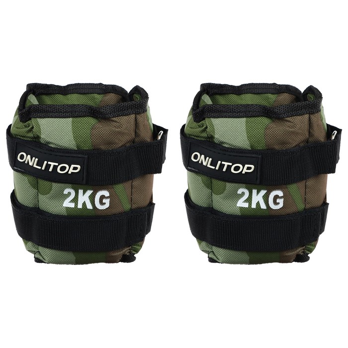

Утяжелитель ONLITOP 7292438 2x2 кг, камуфляж, Зеленый, 7292438