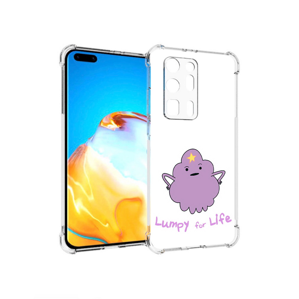 

Чехол MyPads Tocco для Huawei P40 Pro+ Принцесса пупырчатого королевства, Прозрачный, Tocco