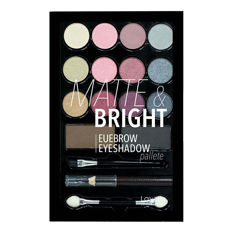 Набор для макияжа Lavelle Collection Matte & Bright Eyeshadow & Eyebrow NB-08 B