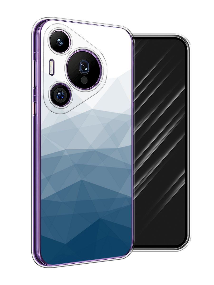

Чехол Awog на Huawei Pura 70 Pro/70 Pro Plus "Абстракция небо", Синий;голубой;белый, 6124150-1