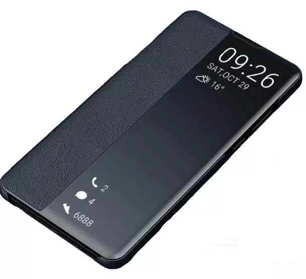 

Оригинальный чехол-кейс MyPads Finestra laterale для Xiaomi 12/Xiaomi 12X с боковым окно, Черный
