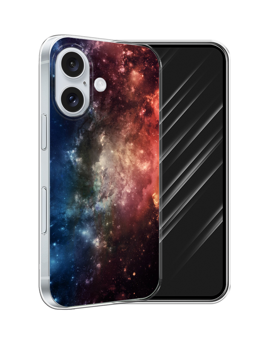 

Чехол Awog на Apple iPhone 16 "Космос", Синий;бежевый;красный, 16050-1