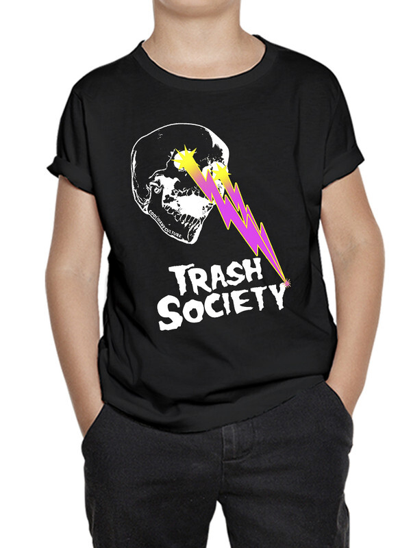 фото Футболка д/мальч. dreamshirts studio trash society л цв. черный р.98