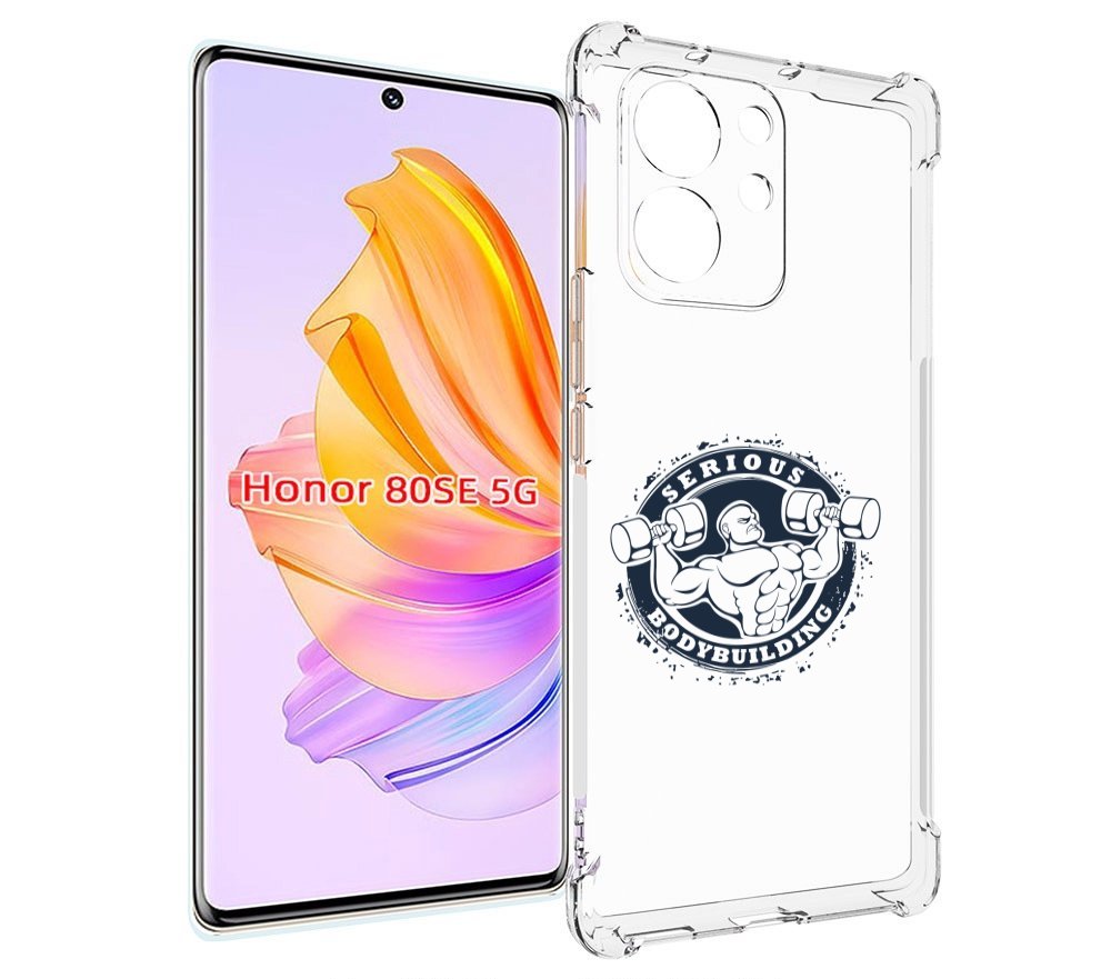

Чехол MyPads бодибилдинг воля к победе для Honor 80 SE, Прозрачный, Tocco