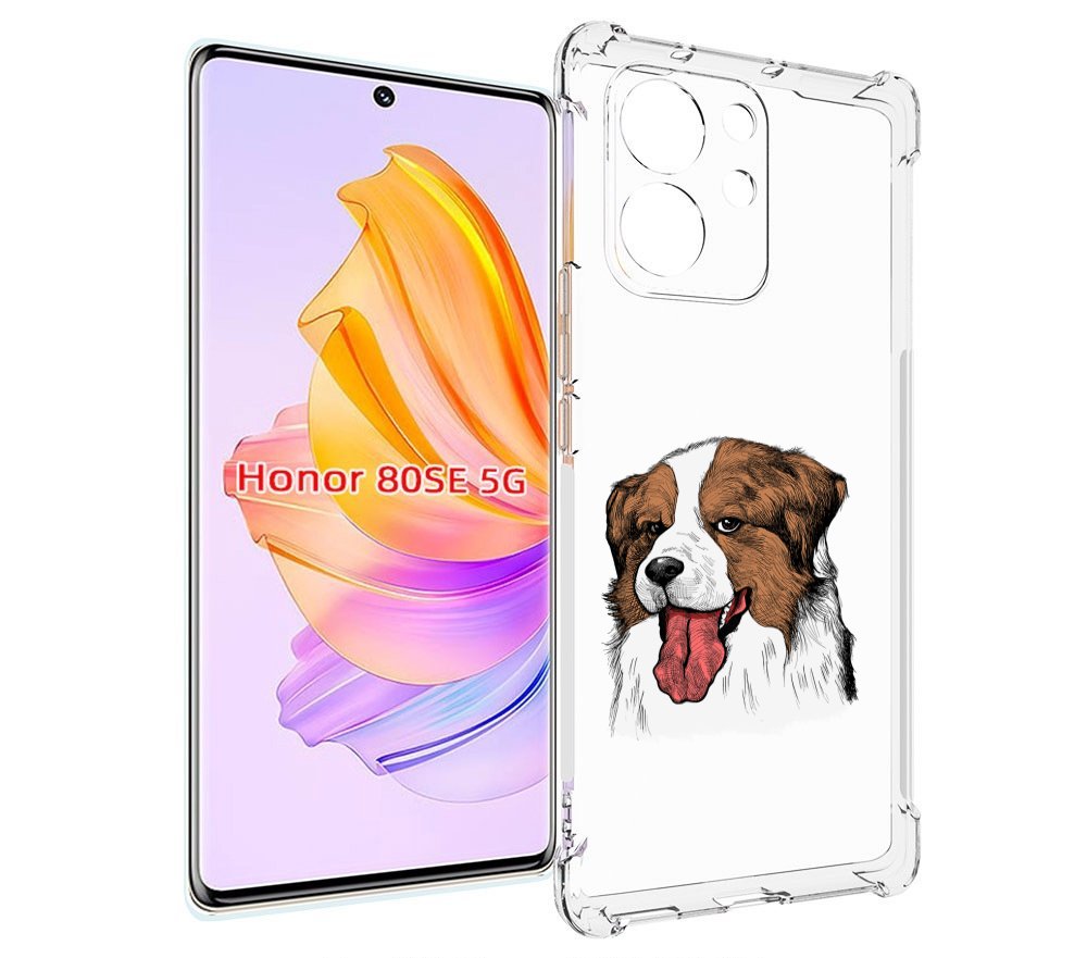 

Чехол MyPads бетховен для Honor 80 SE, Прозрачный, Tocco