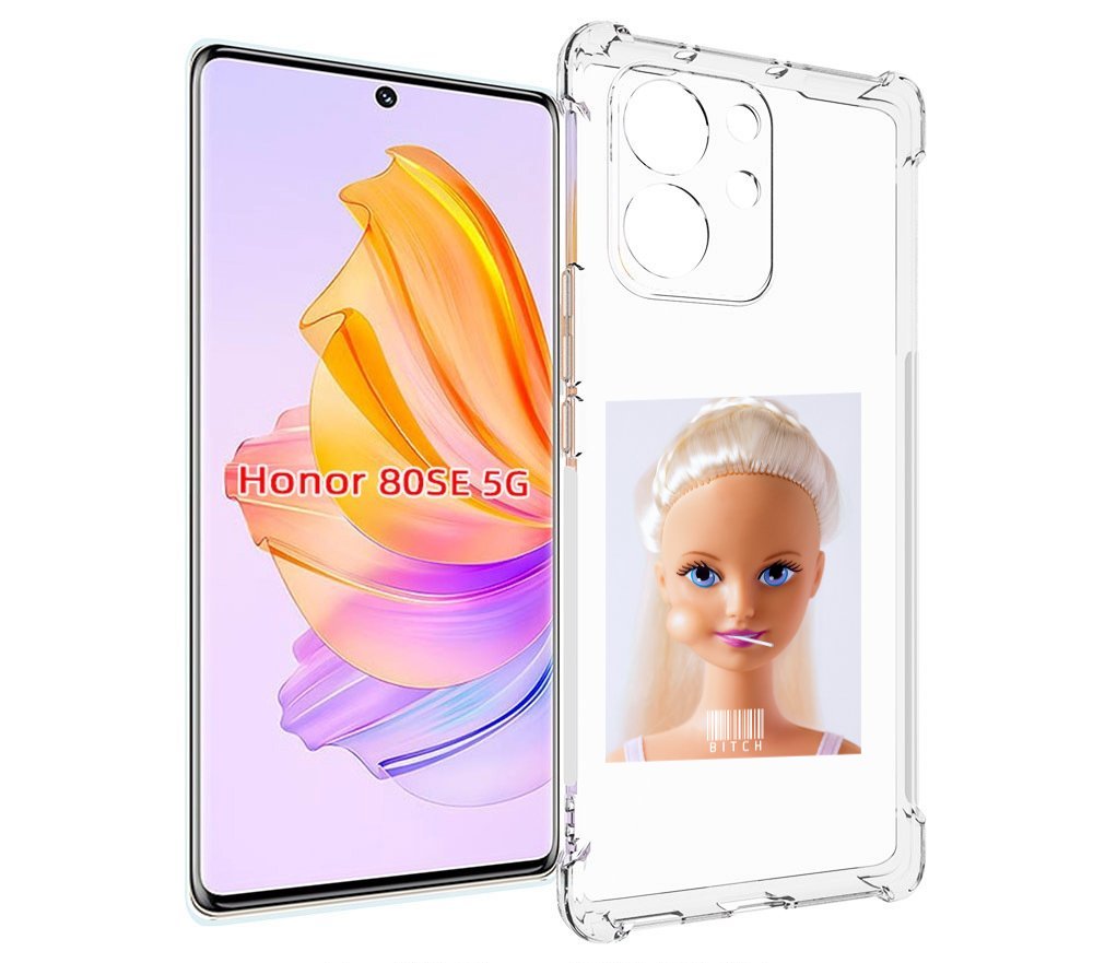 

Чехол MyPads барби для Honor 80 SE, Прозрачный, Tocco