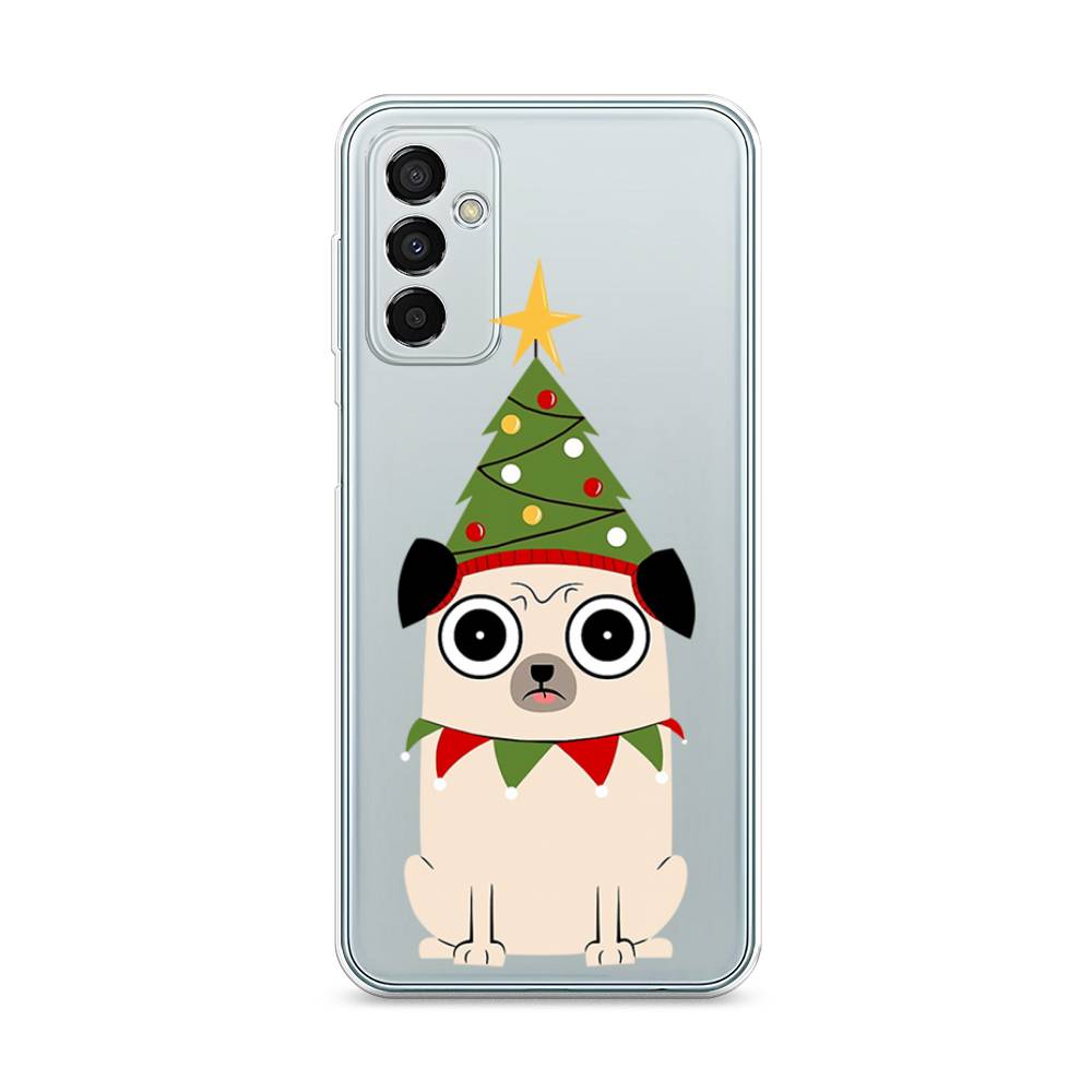 

Чехол на Samsung Galaxy M23 5G "Собачка с ёлочкой", Бежевый;красный;зеленый, 2105550-1