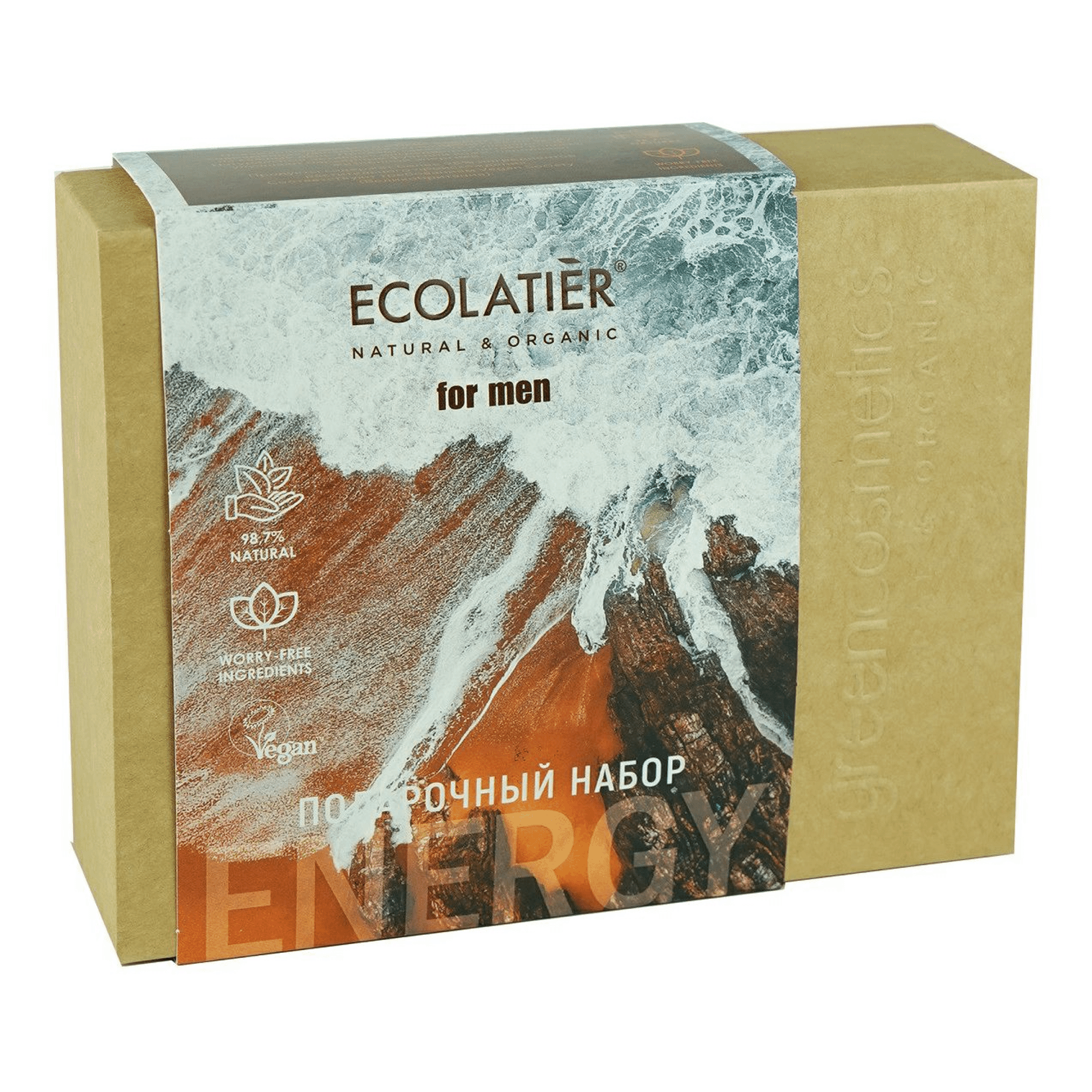 Набор средств для тела и волос Ecolatier Only для мужчин 2 предмета 510₽