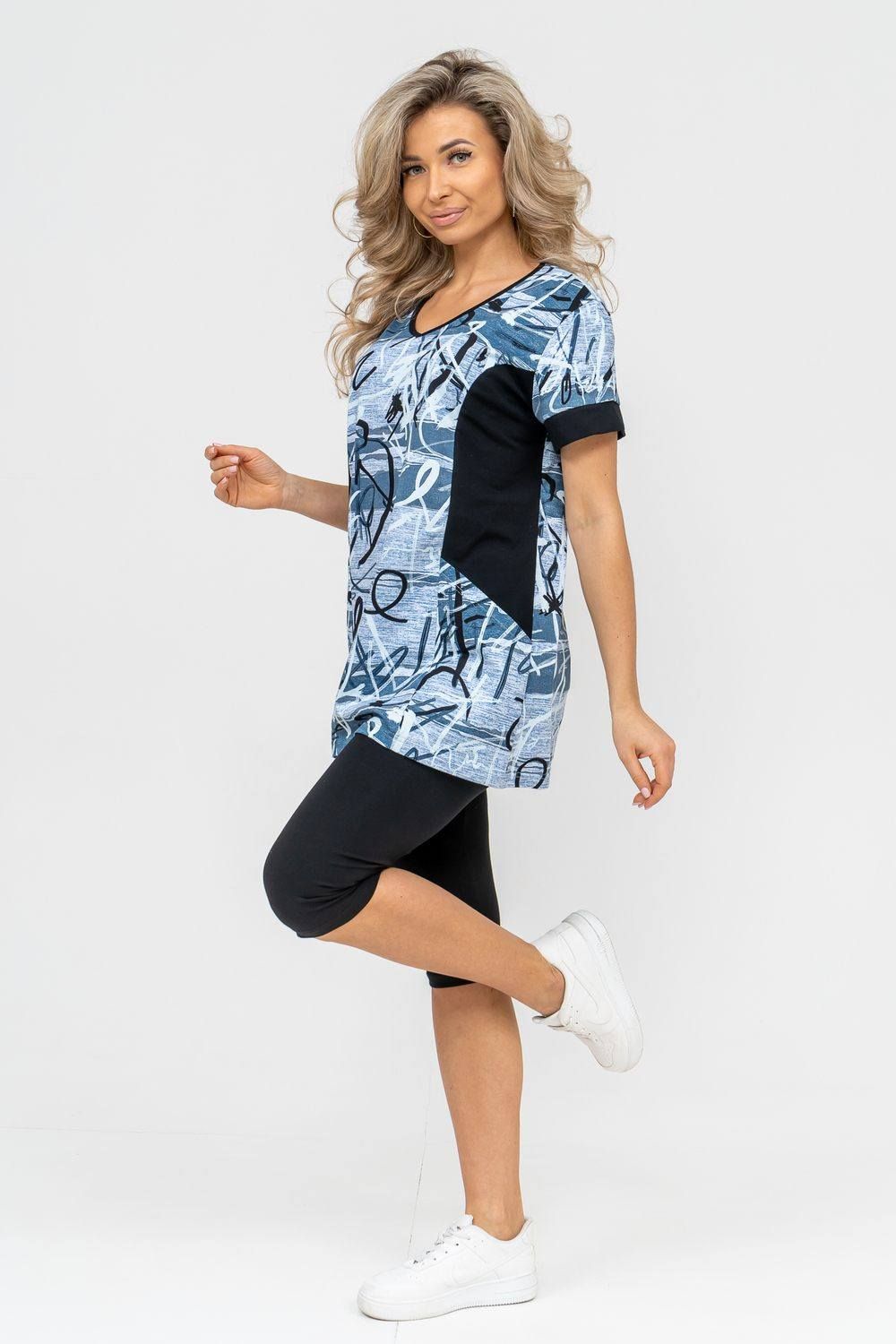 

Пижама женская ТРИКОТАЖ НАТАЛИ 000005311 голубая 48 RU, Голубой, 000005311