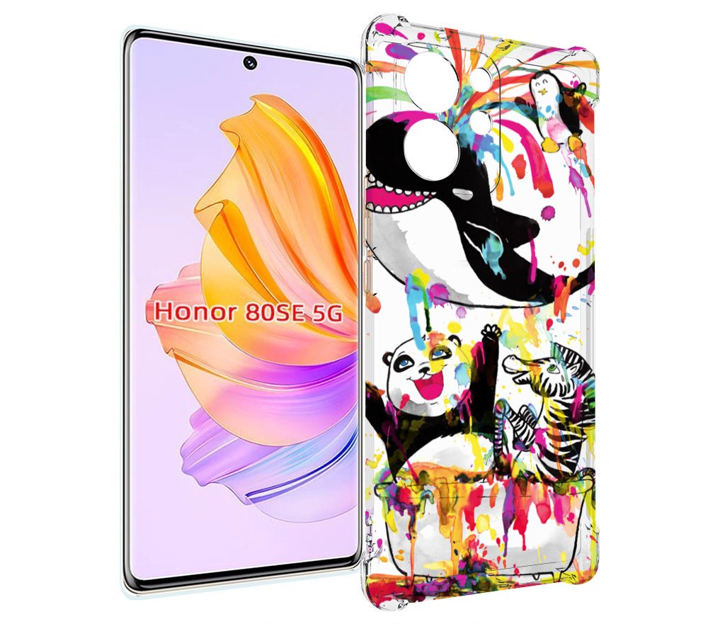 

Чехол MyPads Хиппи кит для Honor 80 SE, Прозрачный, Tocco
