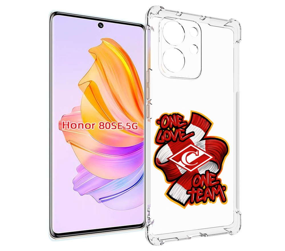 

Чехол MyPads ФК спарак 1 любовь для Honor 80 SE, Прозрачный, Tocco