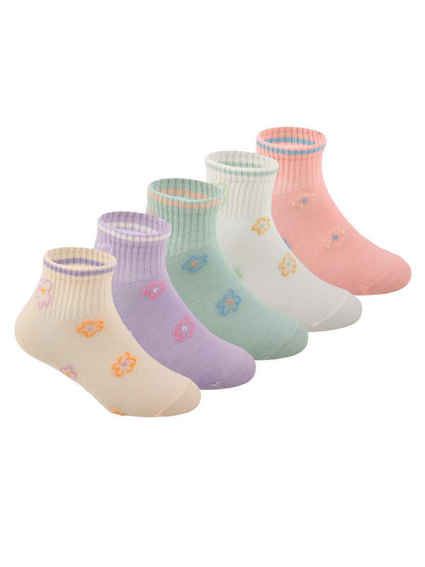 Носки детские Little Mania ZW-CTA04-LM, Белый, розовый, сиреневый, размер 16-18 носки для йоги sangh р 36 39 см сиреневый