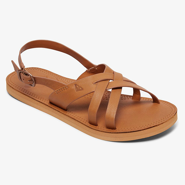 

Сандалии женские Roxy ARJL200714 бежевые 40 EU, ARJL200714