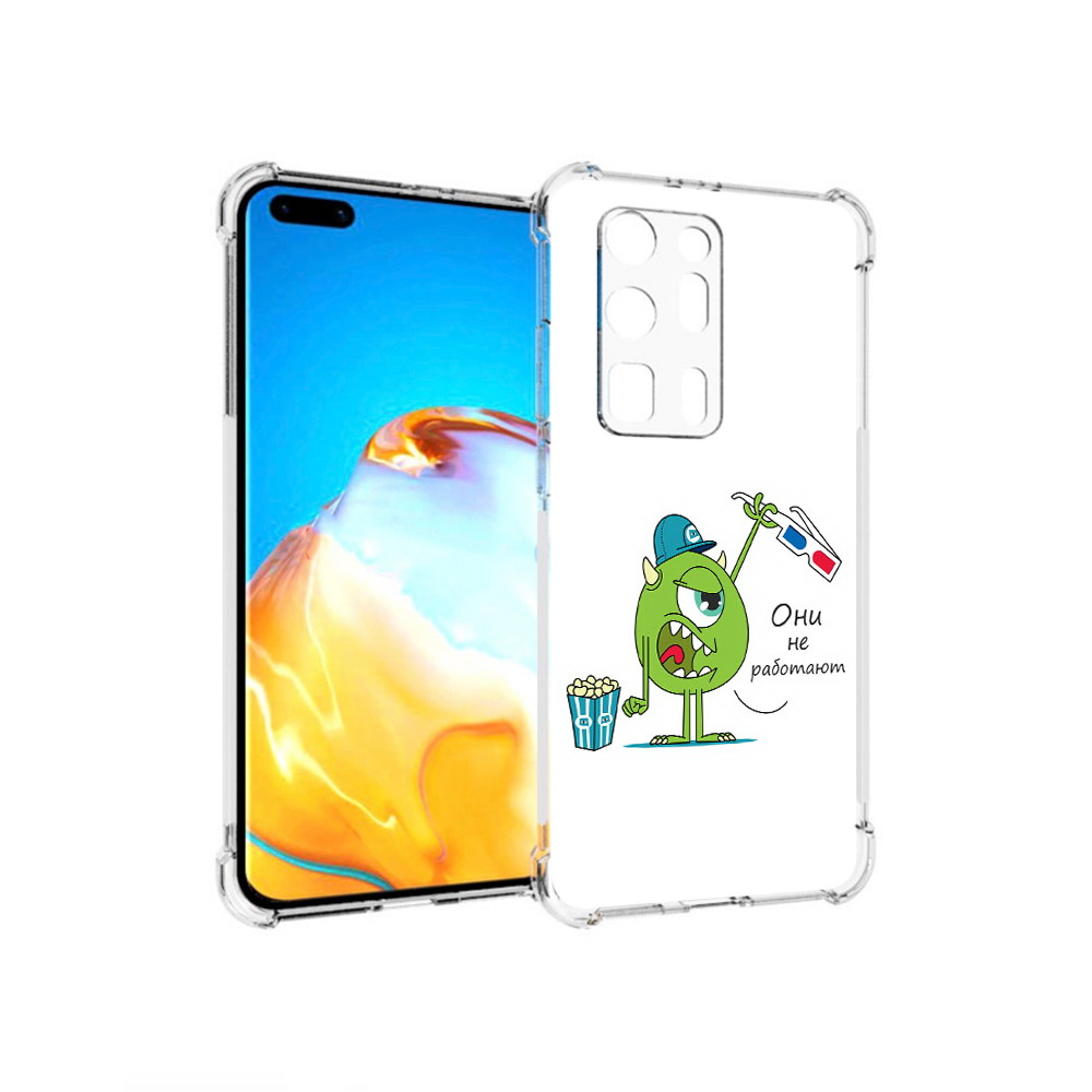 Чехол MyPads Tocco для Huawei P40 Pro+ Очки не работают