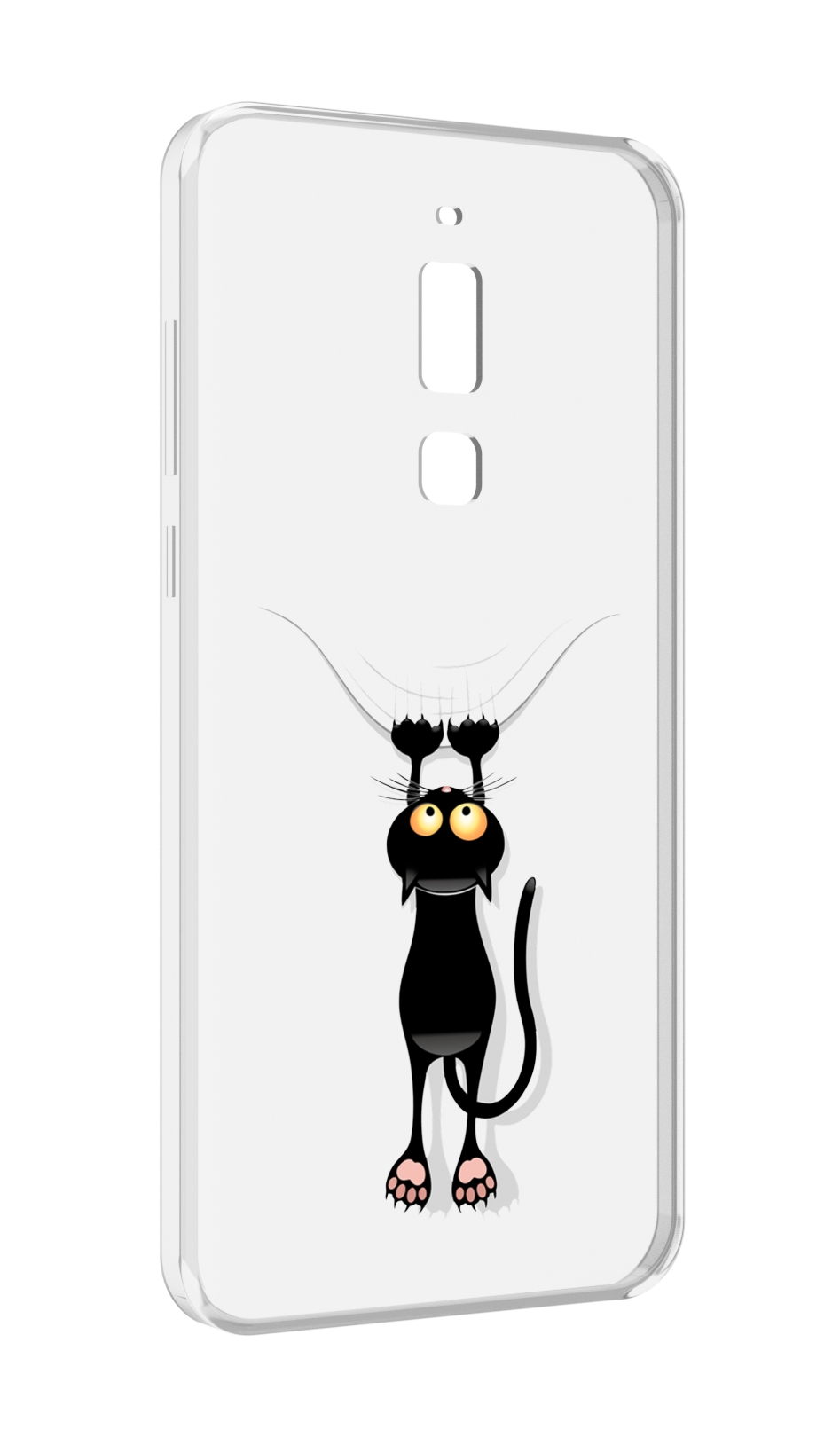 

Чехол MyPads Висячий-кот для Meizu M6T, Прозрачный, Tocco