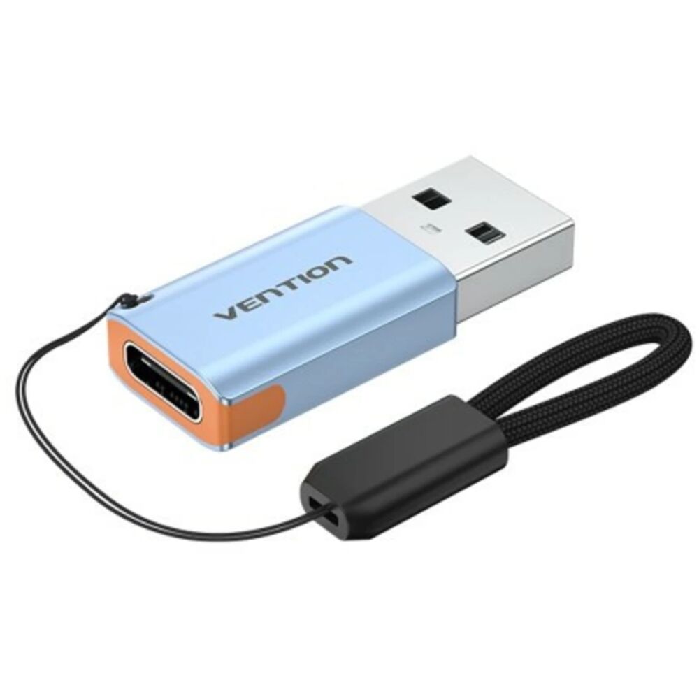 

Адаптер Vention CUAH0 USB3.0 - USB Type CF, Синий, CUAH0