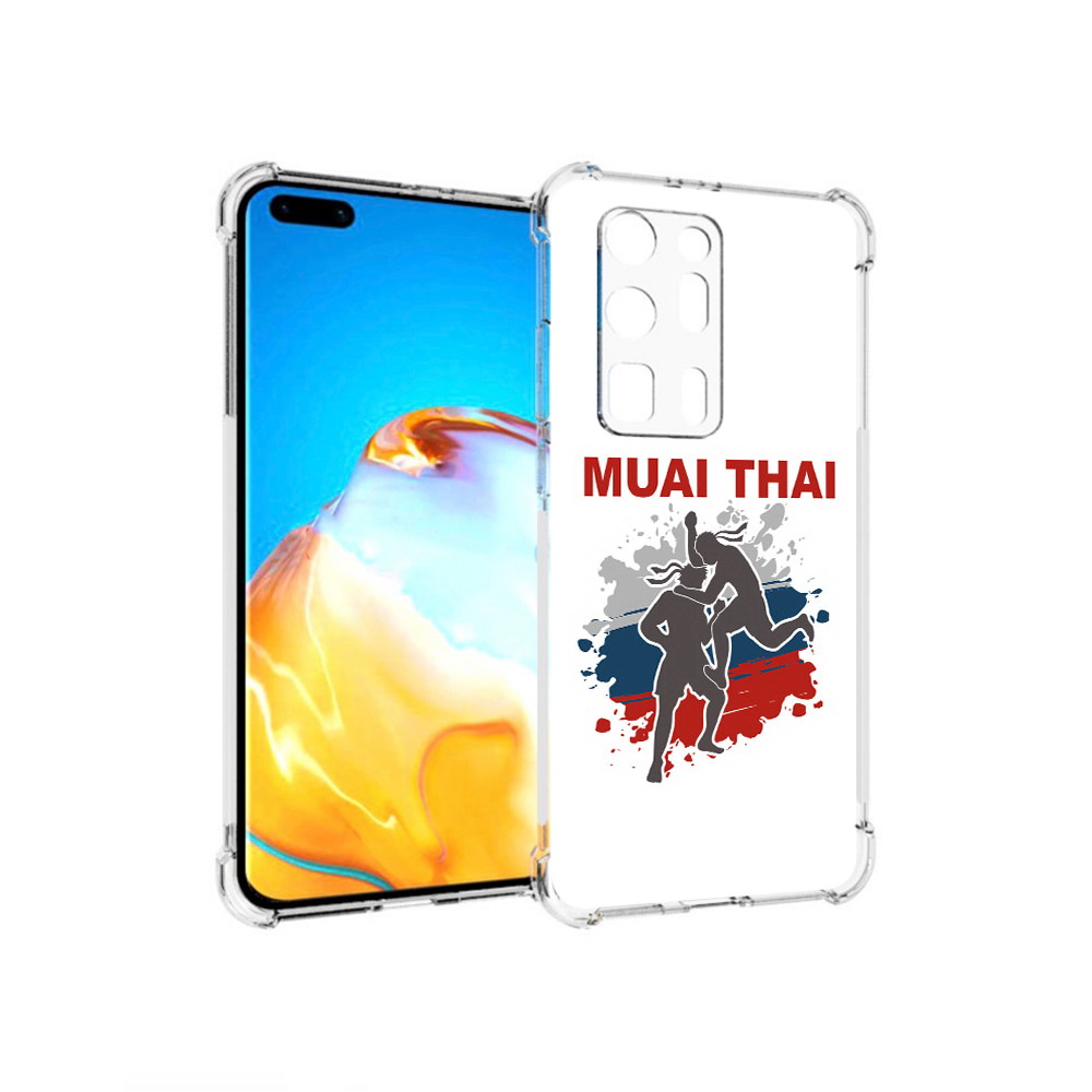 

Чехол MyPads Tocco для Huawei P40 Pro+ Муайтай, Прозрачный, Tocco