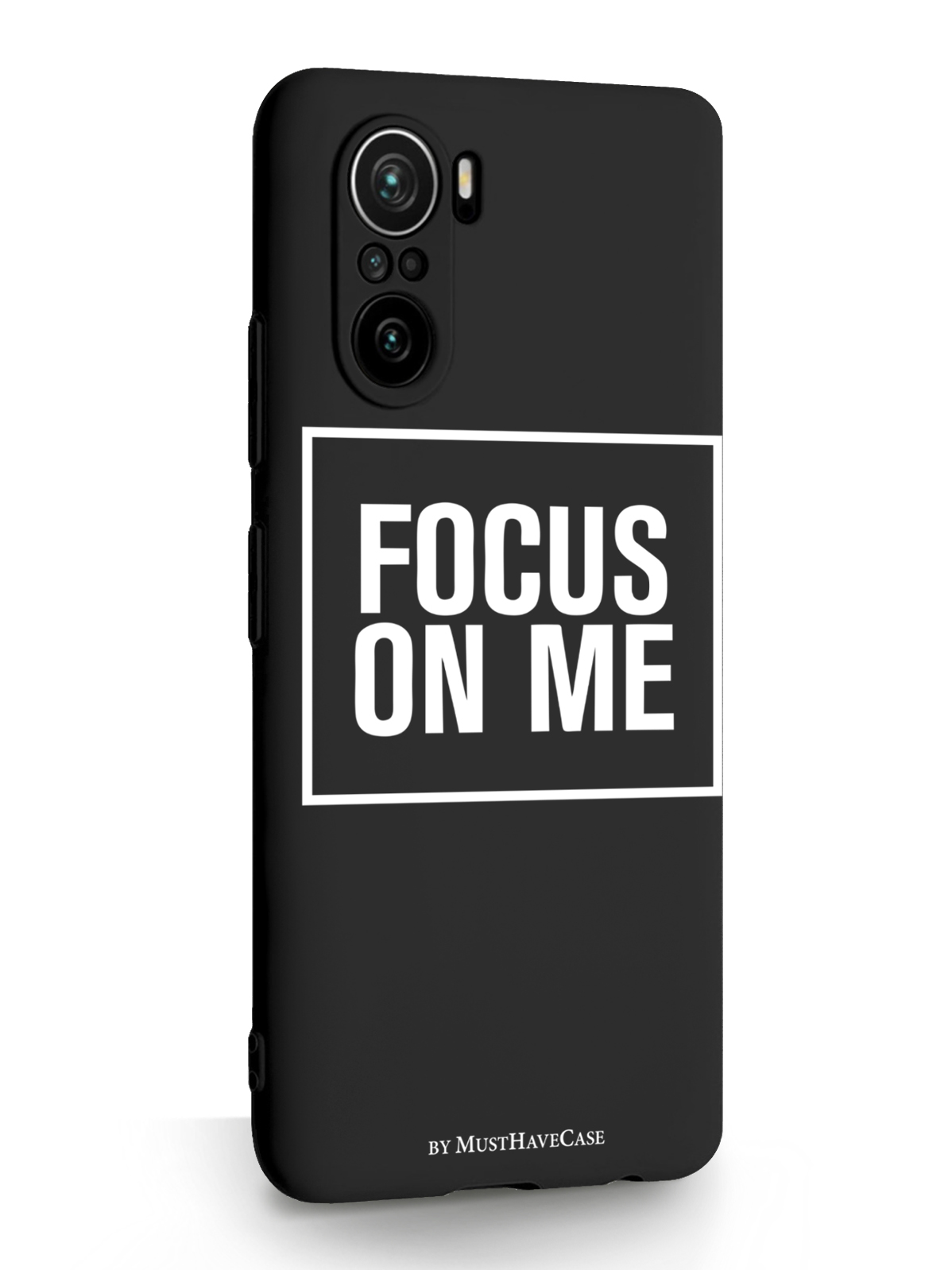 фото Чехол musthavecase для xiaomi poco f3 focus on me черный