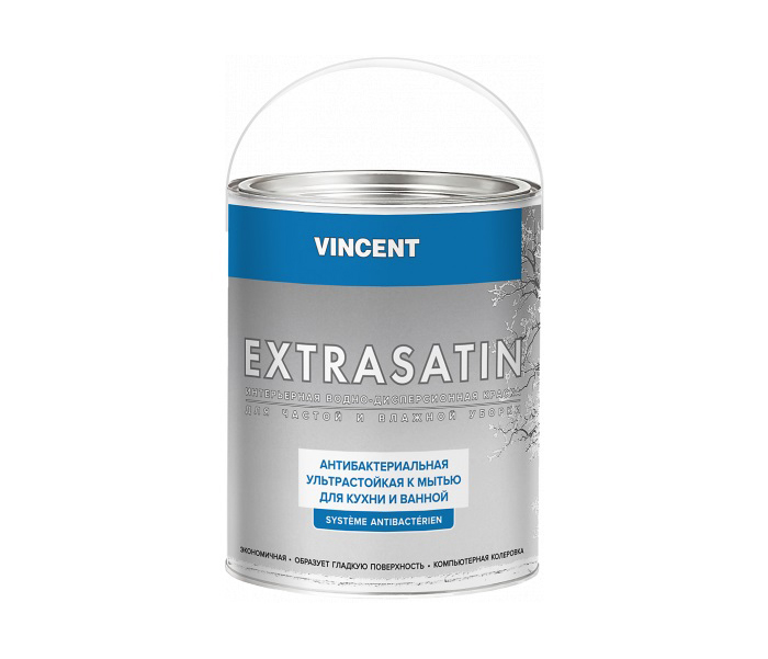 Краска Vincent Extrasatin база А 2,25 л краска vincent extrasatin база а 2 25 л