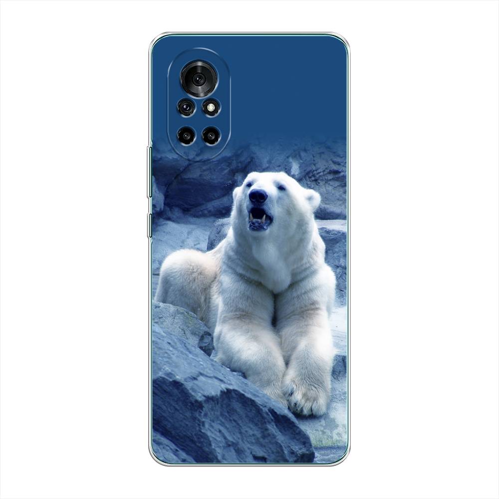 

Чехол на Honor V40 Lite "Белый медведь", Голубой;белый, 6105150-1