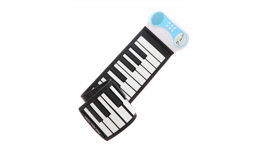 

Развивающее детское пианино Silicon Flexible Roll Up Piano 37, Черный