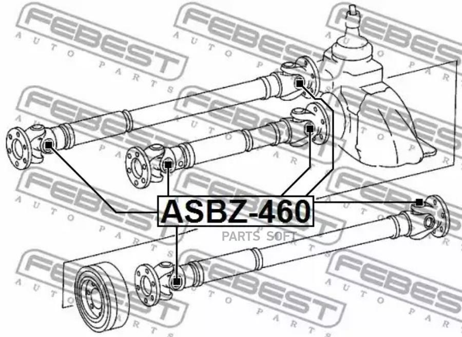 

Крестовина Карданного Вала 31X88