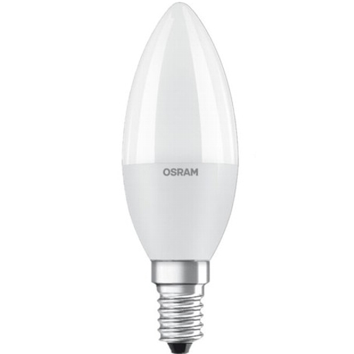 фото Лампа osram led value e14 свеча b c37 10вт, 800 лм, 3000к lv clb 75 10sw/830 220-240v fr e