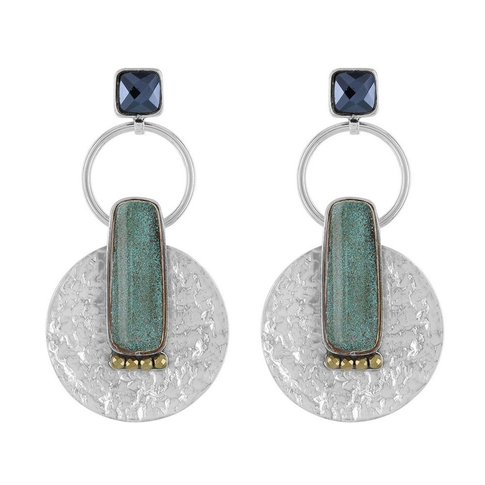 

Серьги подвески из бижутерного сплава TARATATA TT-W23-09968-104, бусины/смола, TT-W23-09968-104