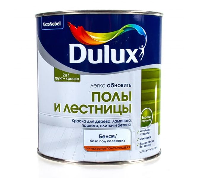 фото Краска dulux полы и лестницы 0,75 л bc